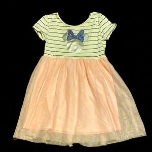 5T Disney Jumping Beans Limited Edition Collection Minnie Mouse Pink White Dress